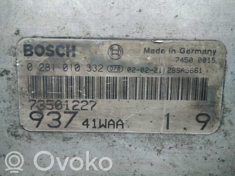Alfa Romeo 147 Sterownik / Moduł ECU 