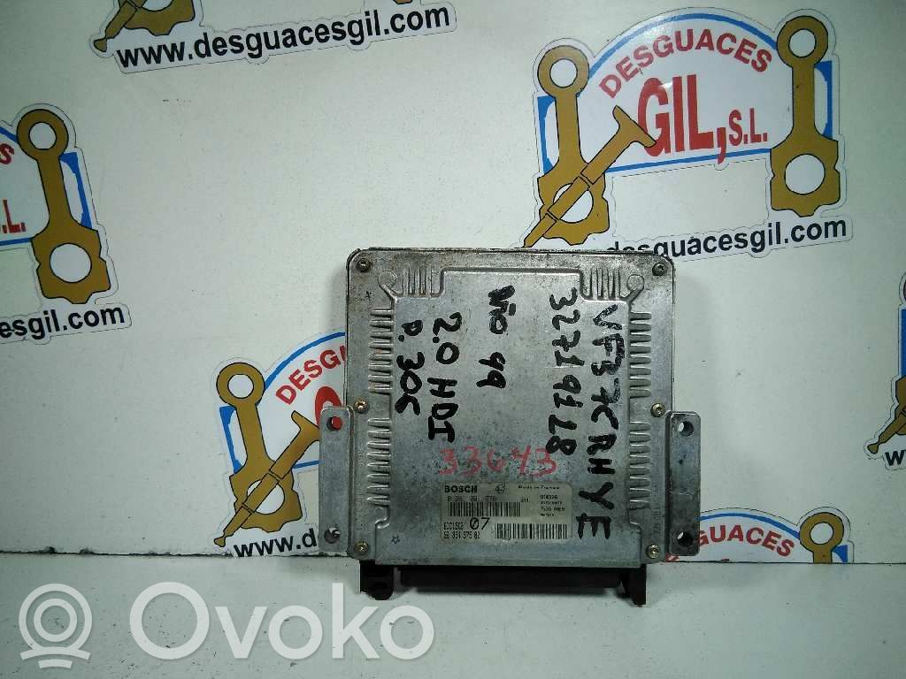 Peugeot 306 Sterownik / Moduł ECU 