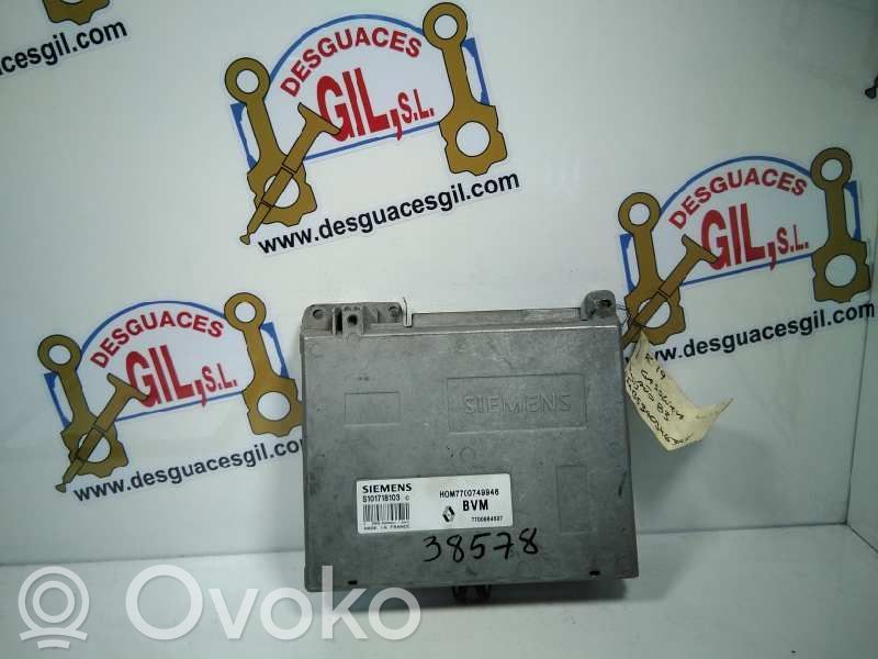 Unidad de control/módulo del motor   7700864507,38578