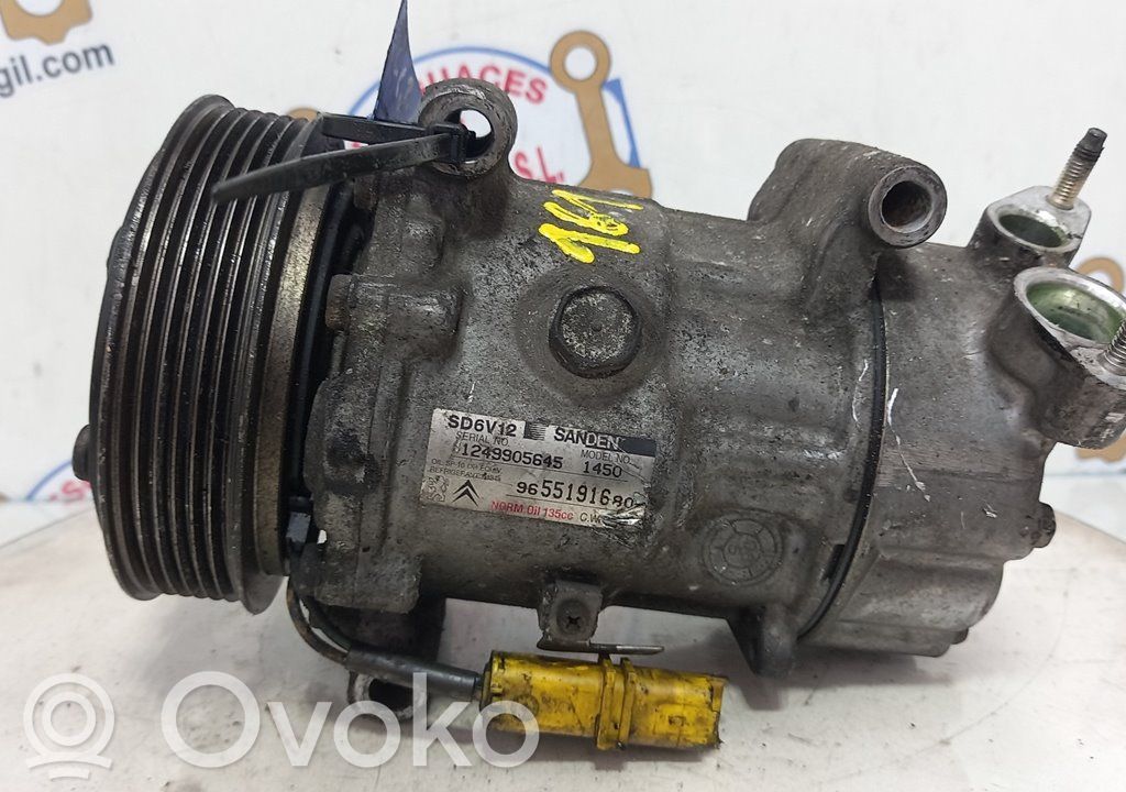 Citroen C3 Compressore aria condizionata (A/C) (pompa) 