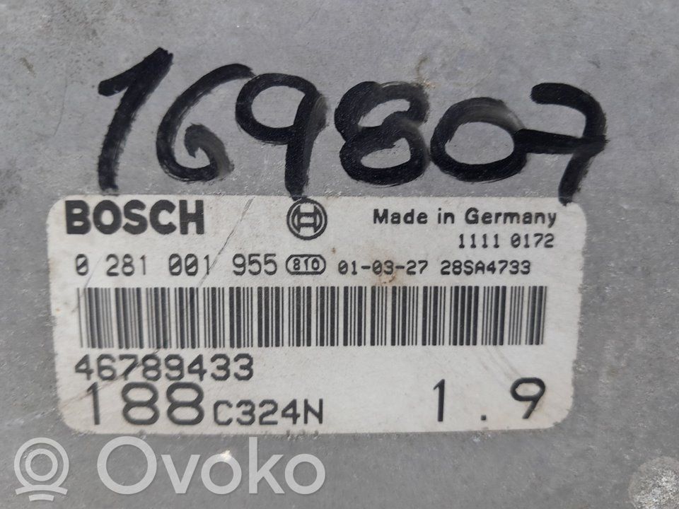 Fiat Punto (188) Sterownik / Moduł ECU 