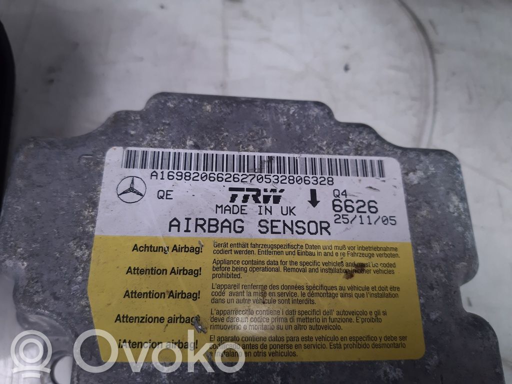 Mercedes-Benz A W169 Set airbag con pannello 