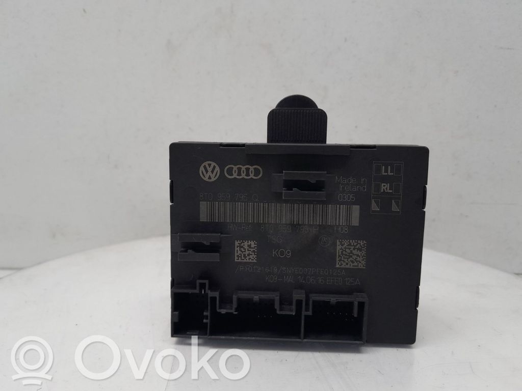 Audi A5 8T 8F Oven keskuslukituksen ohjausyksikön moduuli 