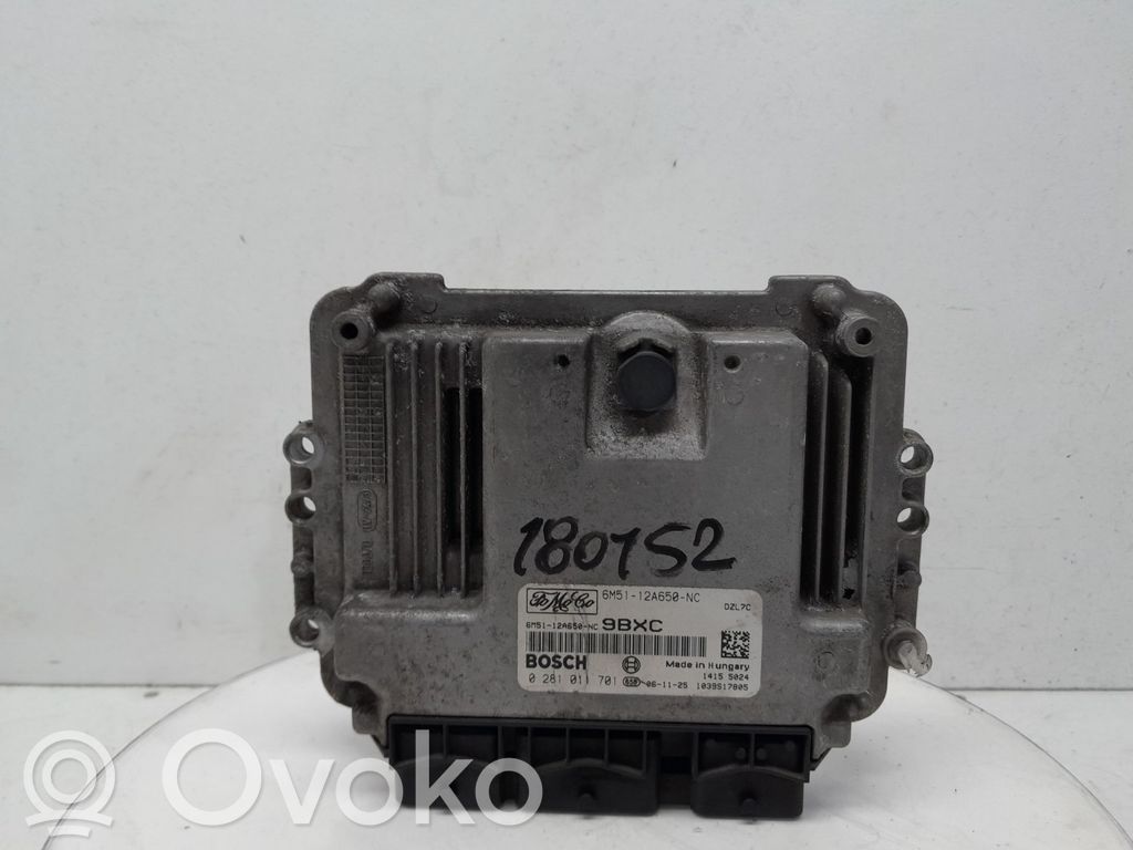 Engine control unit/module   6M5112A650NC,180152