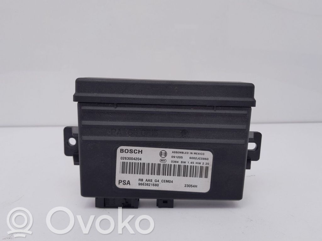 Parking PDC control unit/module   9673821680,182396
