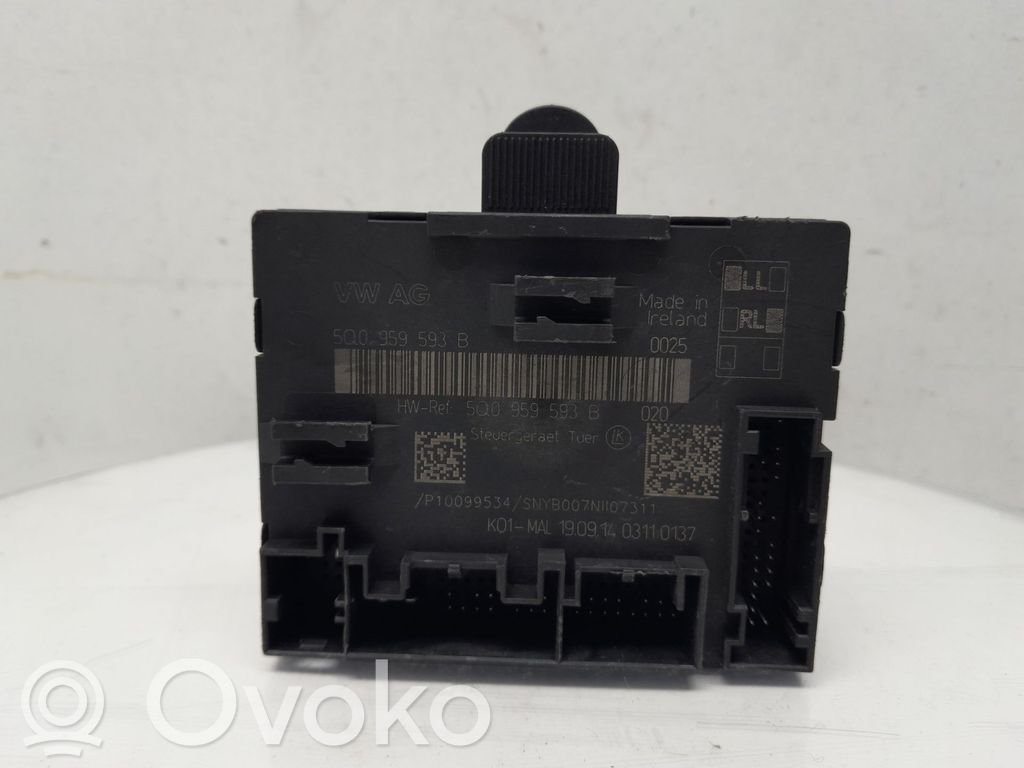 Volkswagen Golf VII Unitate/modul de comandă închidere centralizată 