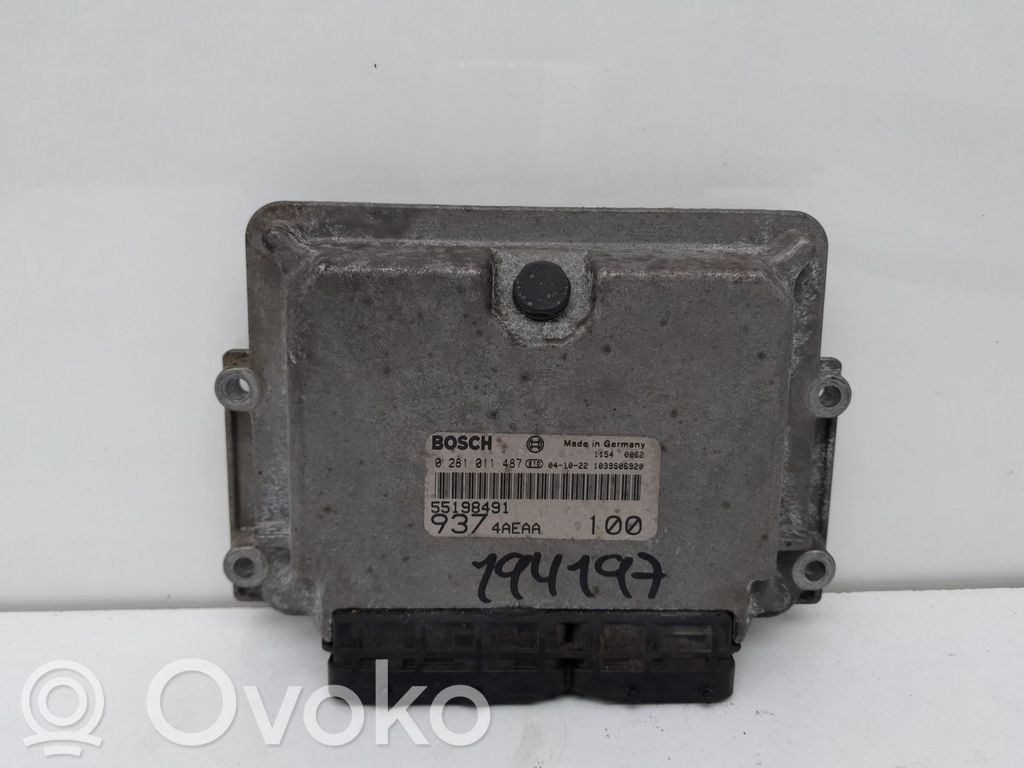Engine control unit/module   0281011487,194197