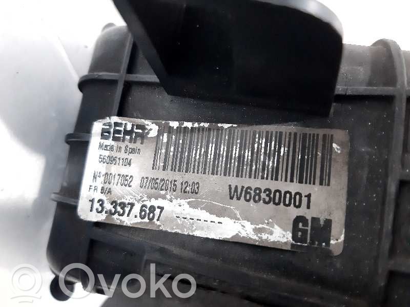 Opel Meriva B Refroidisseur intermédiaire