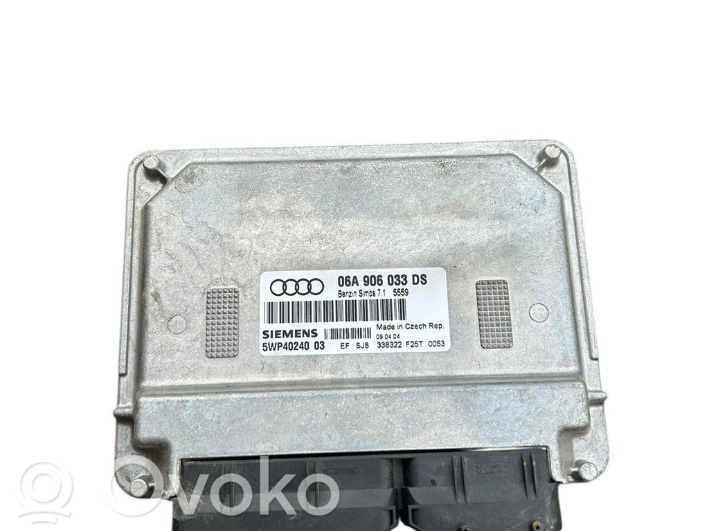 Engine control unit/module   06A906033DS,5WP4024003