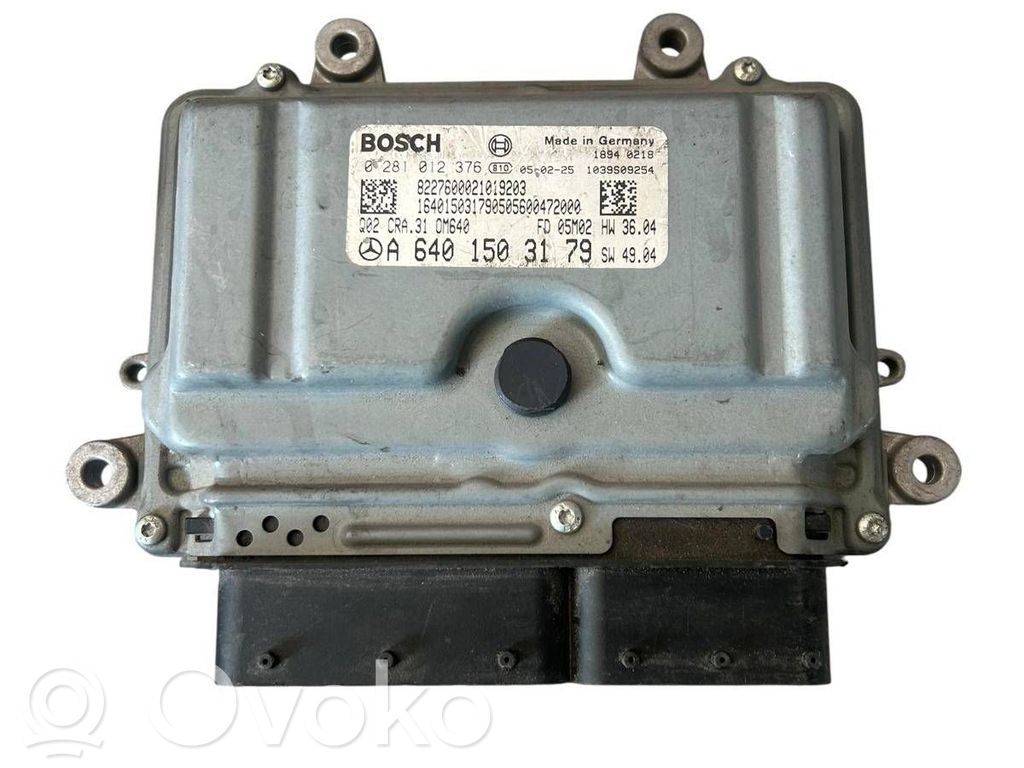 Mercedes-Benz A W169 Engine control unit/module 