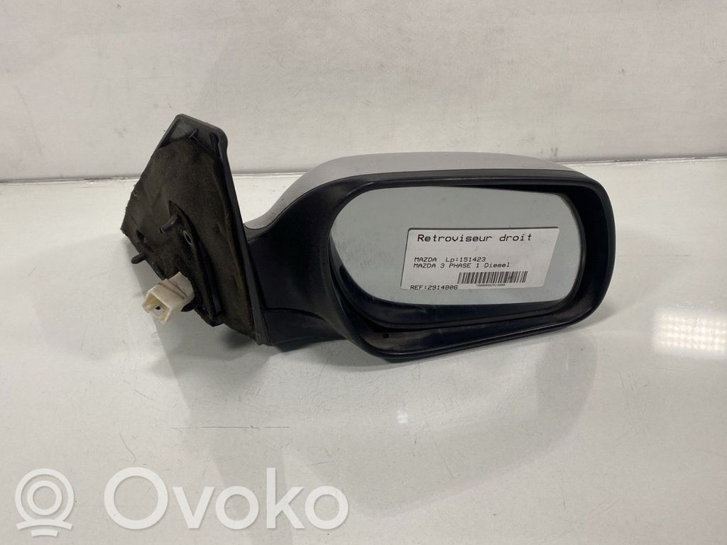 Mazda 3 I Manualne lusterko boczne drzwi przednich 