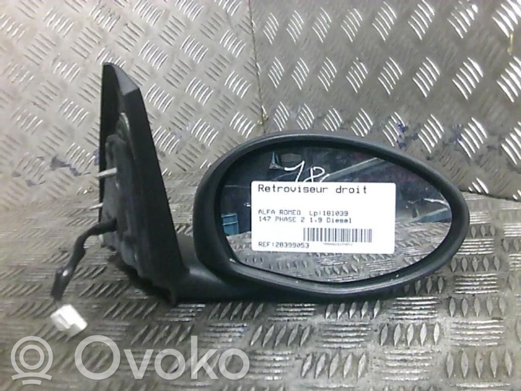 Alfa Romeo 147 Espejo lateral manual 