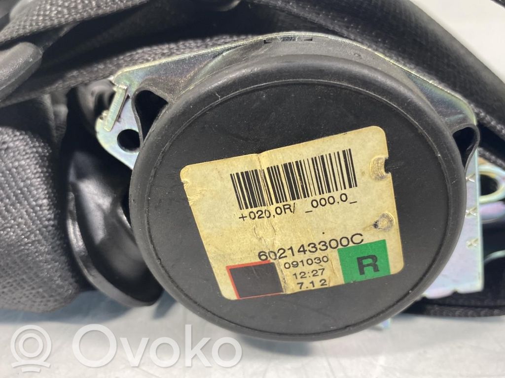 Opel Astra H Pas bezpieczeństwa fotela tylnego 