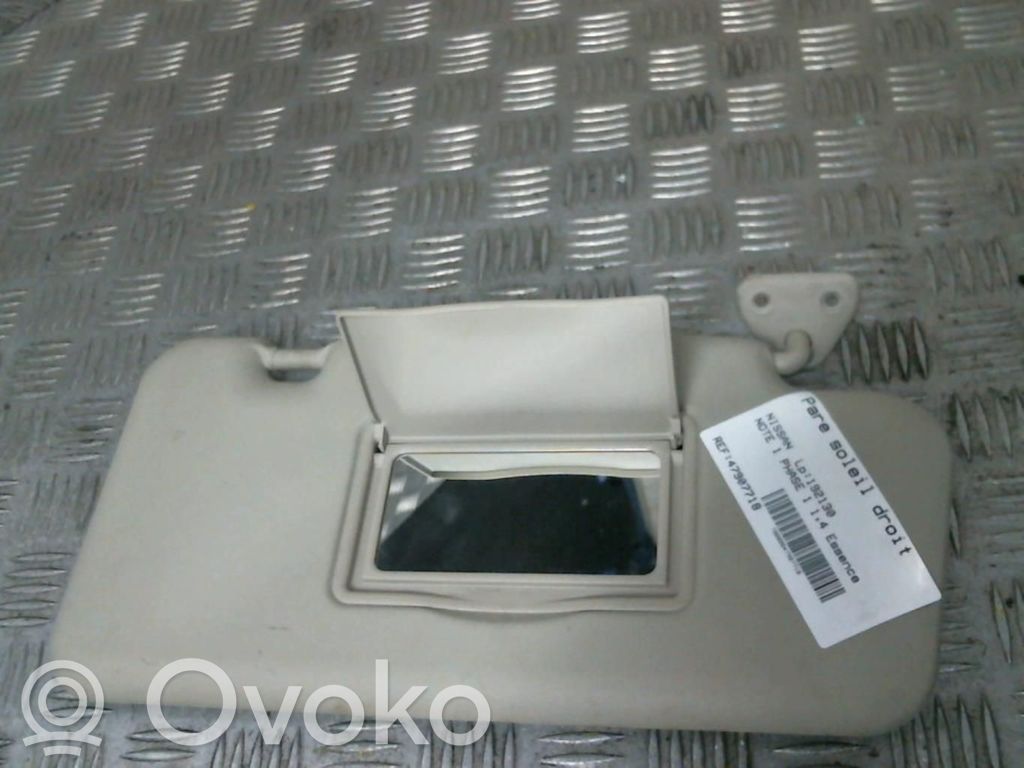 Nissan Note (E11) Sun visor 