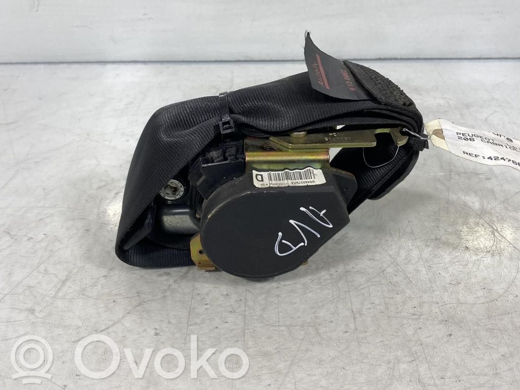 Peugeot 206 CC Hebilla del cinturón delantero 