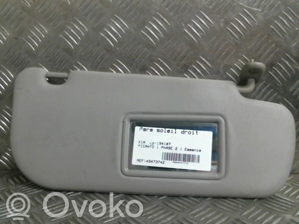 KIA Picanto Visera parasol 