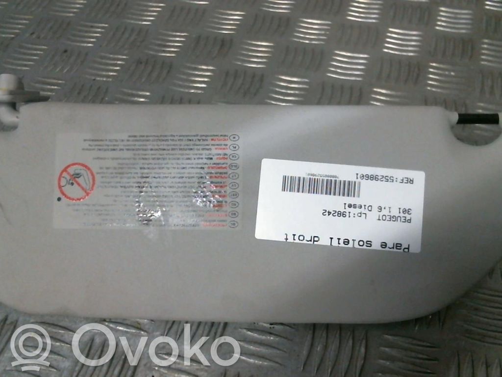 Peugeot 301 Sun visor 