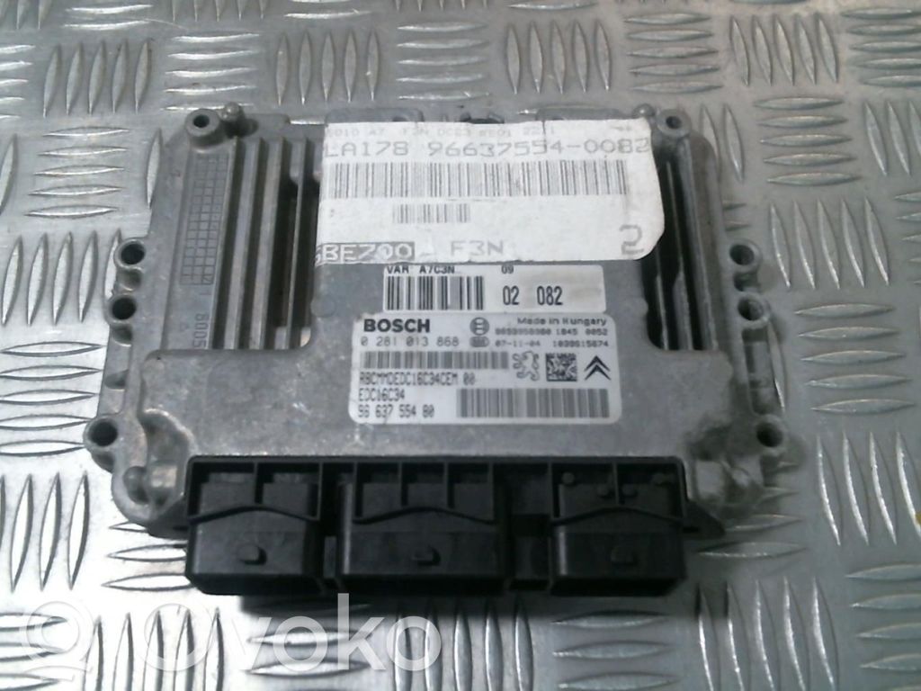 Peugeot 207 Engine control unit/module 