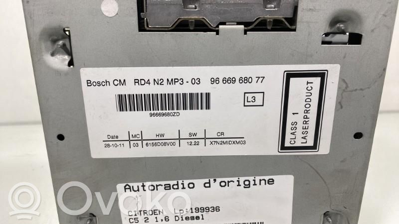 Citroen C5 Unitate principală radio/CD/DVD/GPS 