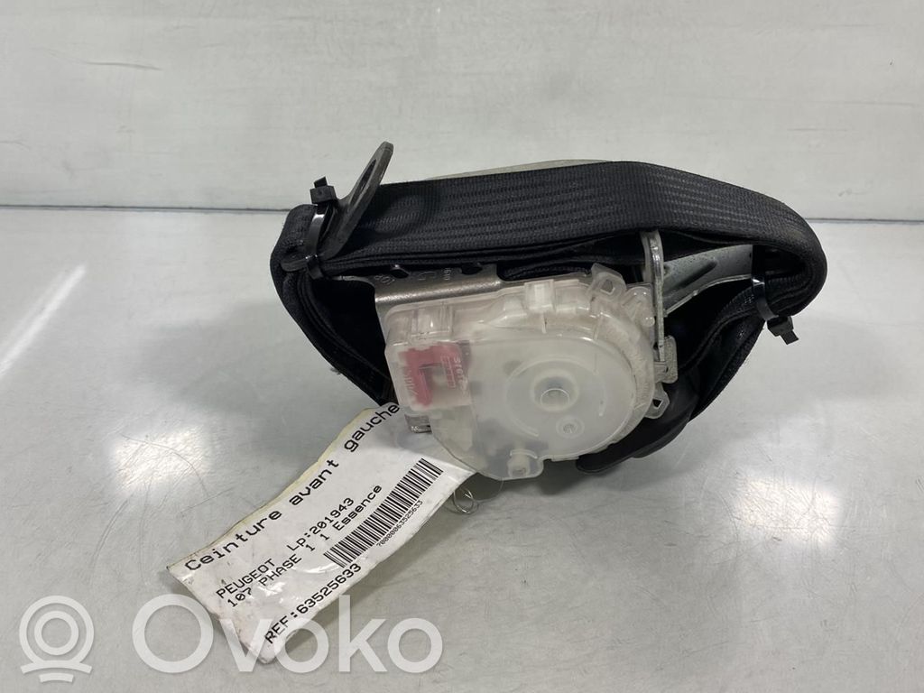 Peugeot 107 Hebilla del cinturón delantero 