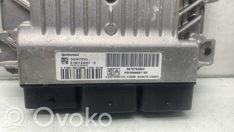 Peugeot 508 Komputer / Sterownik ECU i komplet kluczy 