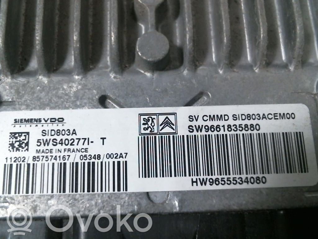 Peugeot 307 Engine control unit/module 