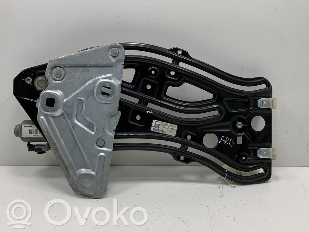 Peugeot 207 CC Elektryczny podnośnik szyby drzwi tylnych