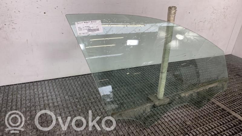 Opel Corsa F Szyba drzwi przednich