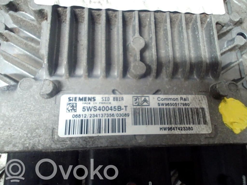 Peugeot 307 Engine control unit/module 