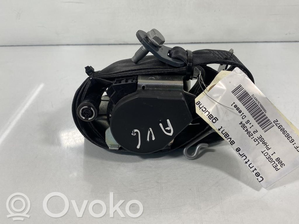 Peugeot 308 Klamra przedniego pasa bezpieczeństwa
