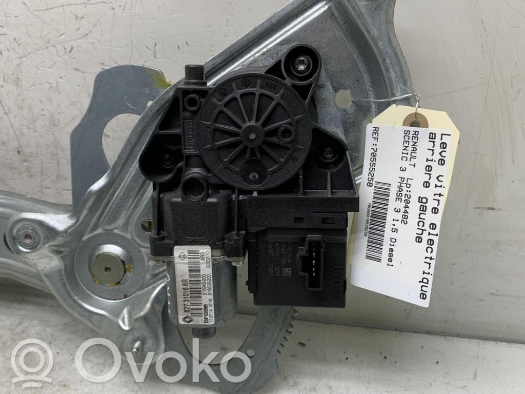 Renault Scenic III -  Grand scenic III Macara geam ușă spate cu motor 