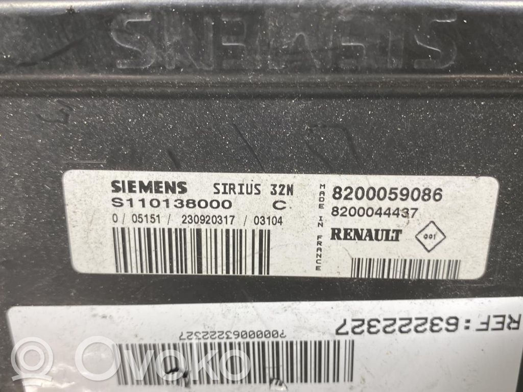 Engine control unit/module   8200114830