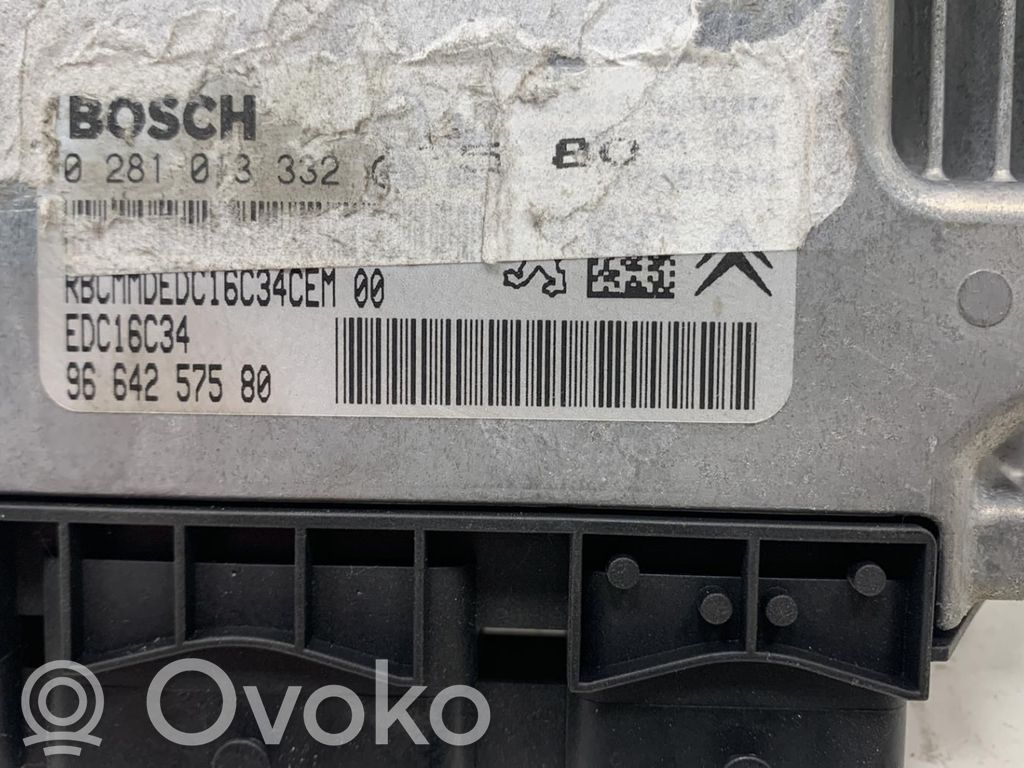 Citroen C4 I Engine control unit/module 