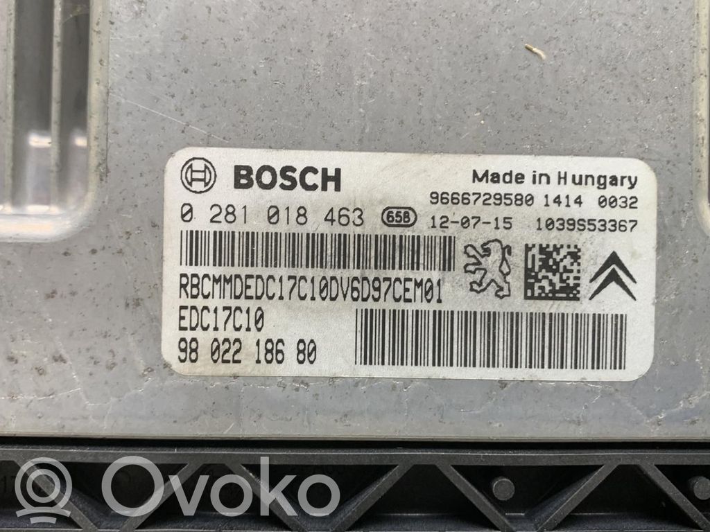 Citroen C4 II Engine control unit/module 