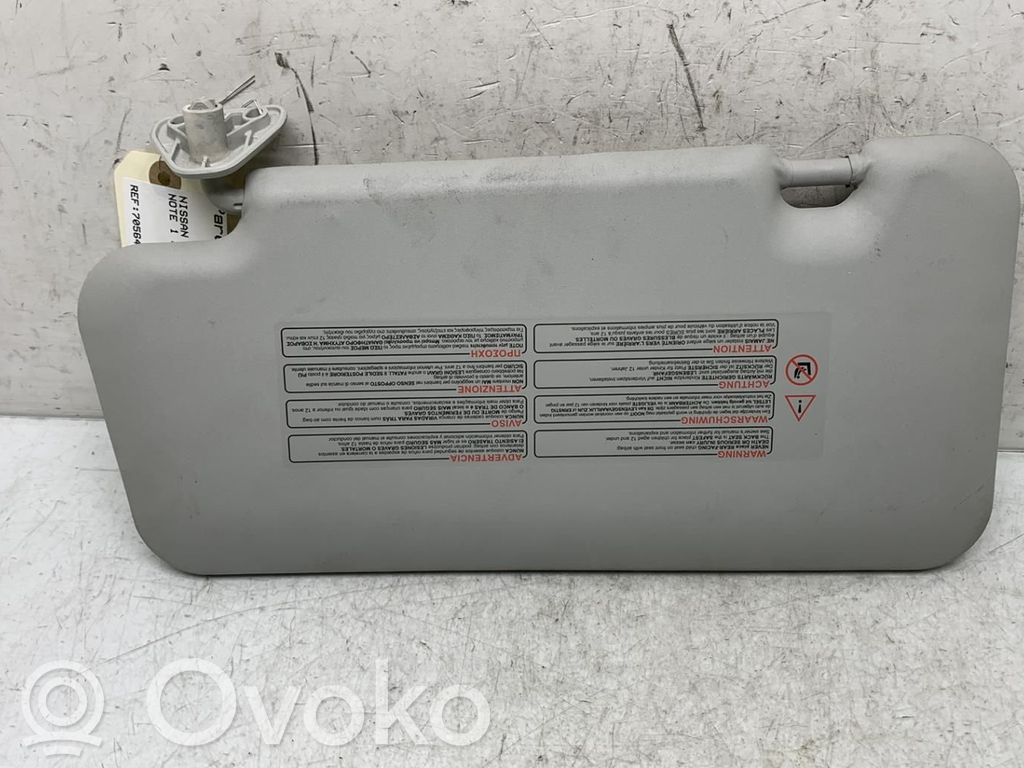 Nissan Note (E11) Sun visor 