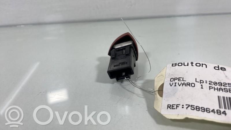 Opel Vivaro Interruttore luci di emergenza 