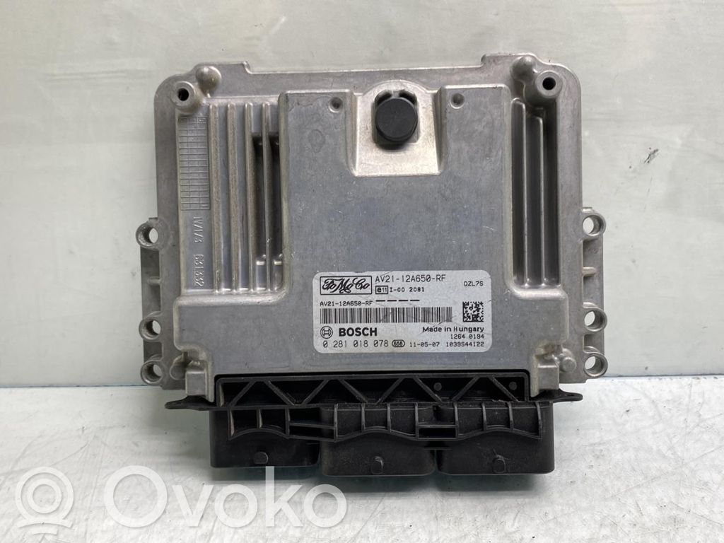 Ford Fiesta Engine control unit/module 