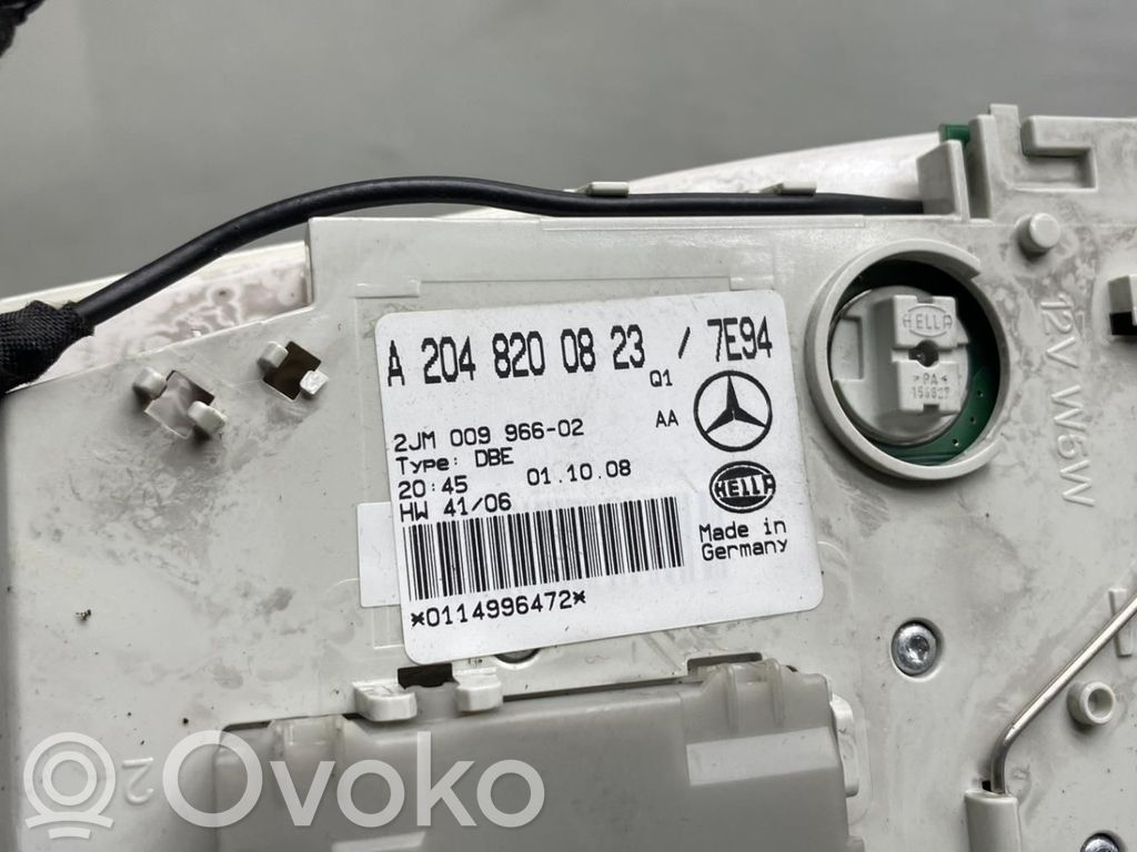 Mercedes-Benz C W204 Światło fotela przedniego 