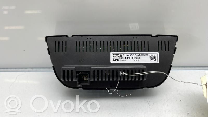 Opel Meriva B Unidad de control climatización 