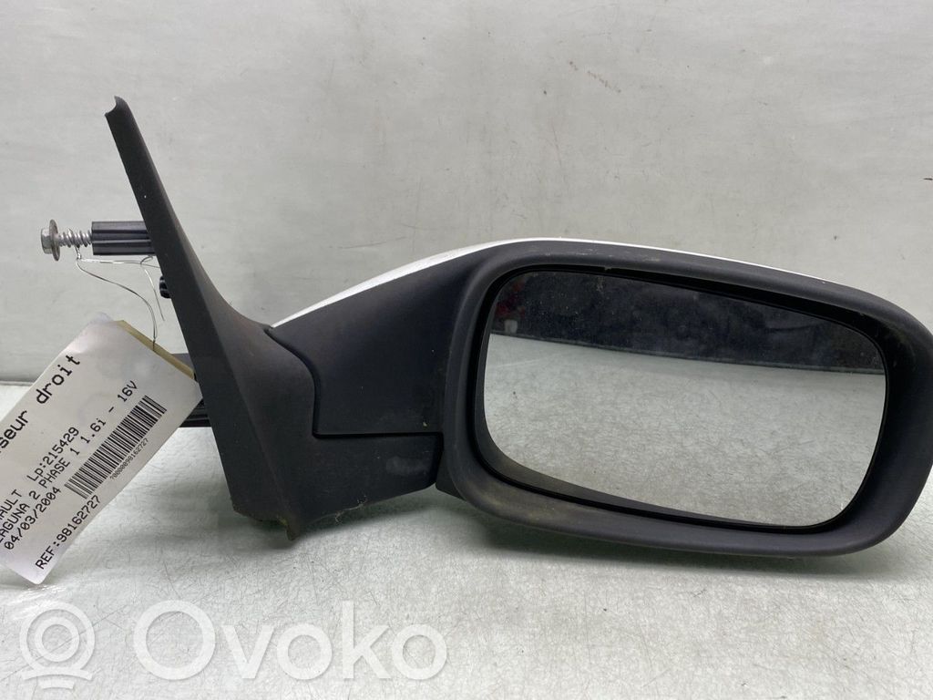 Renault Laguna II Manualne lusterko boczne drzwi przednich 
