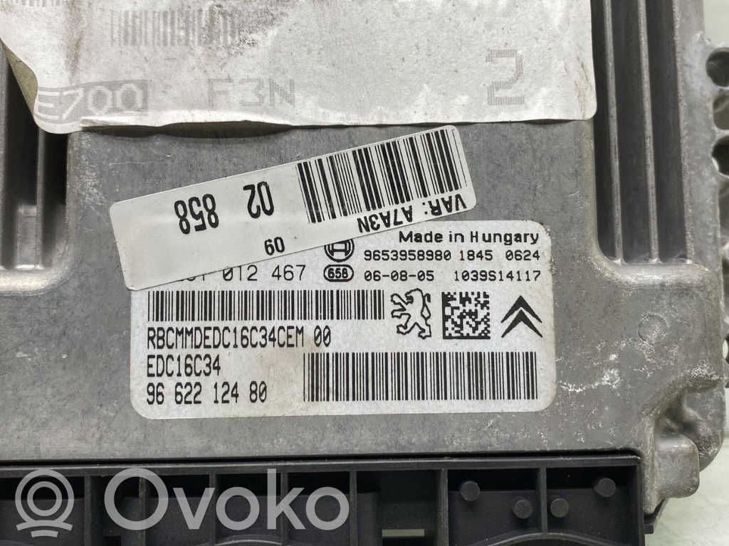 Peugeot 207 Engine control unit/module 