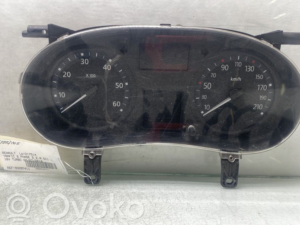 Renault Trafic II (X83) Nopeusmittari (mittaristo) 