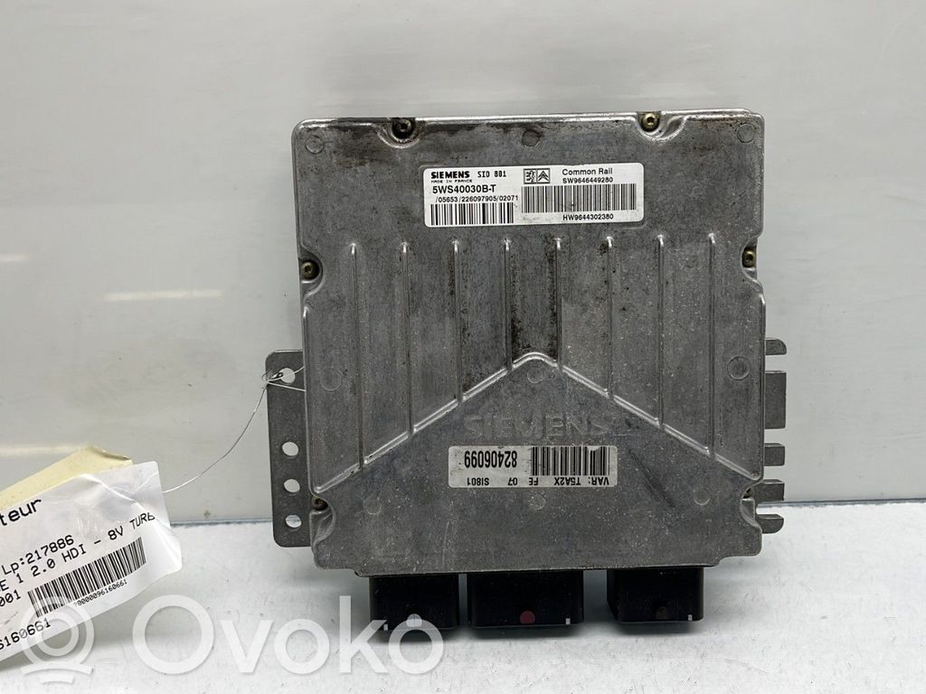 Peugeot 307 Engine control unit/module 