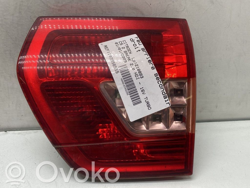 Citroen C5 Lampy tylnej klapy bagażnika 