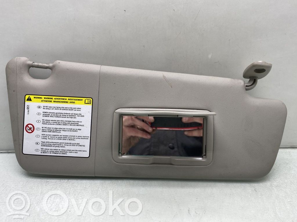 Opel Meriva B Sun visor 