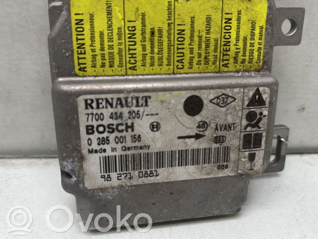 Renault Clio II Unitate/modul de comandă airbaguri 
