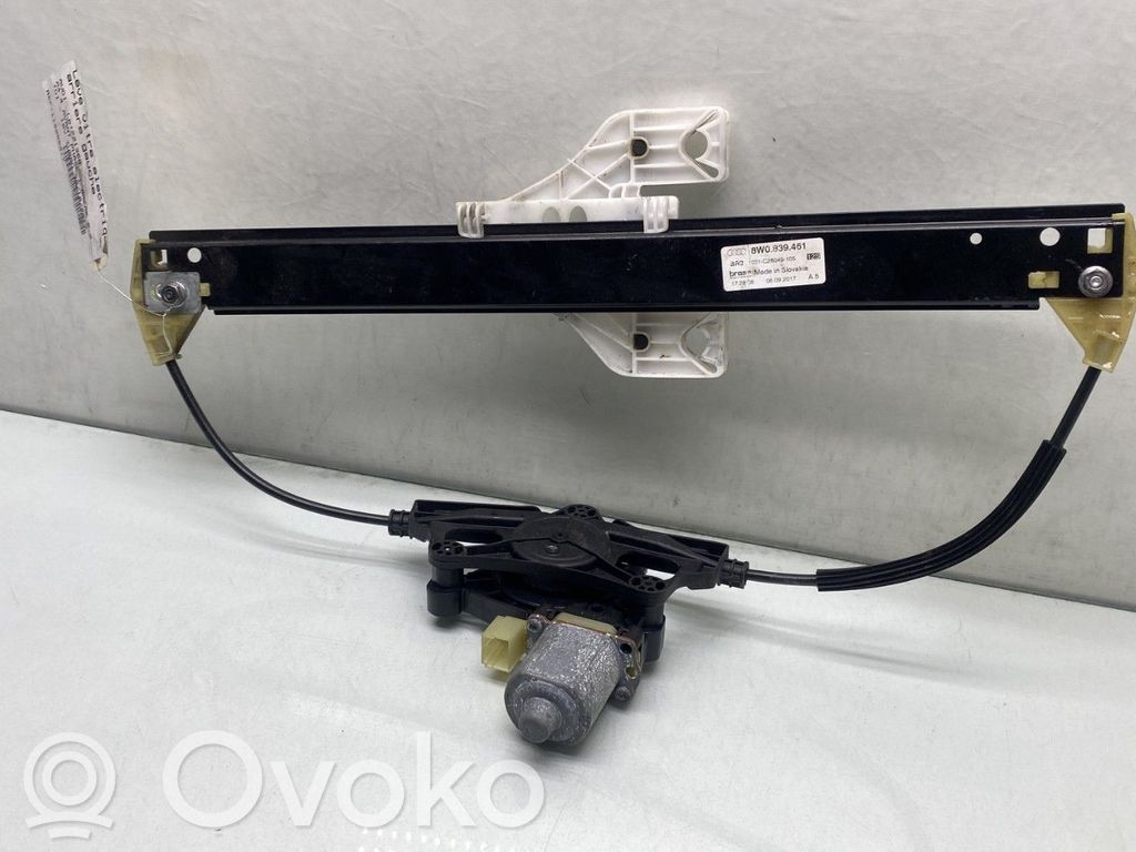 Audi A4 S4 B9 Regulador de puerta trasera con motor 
