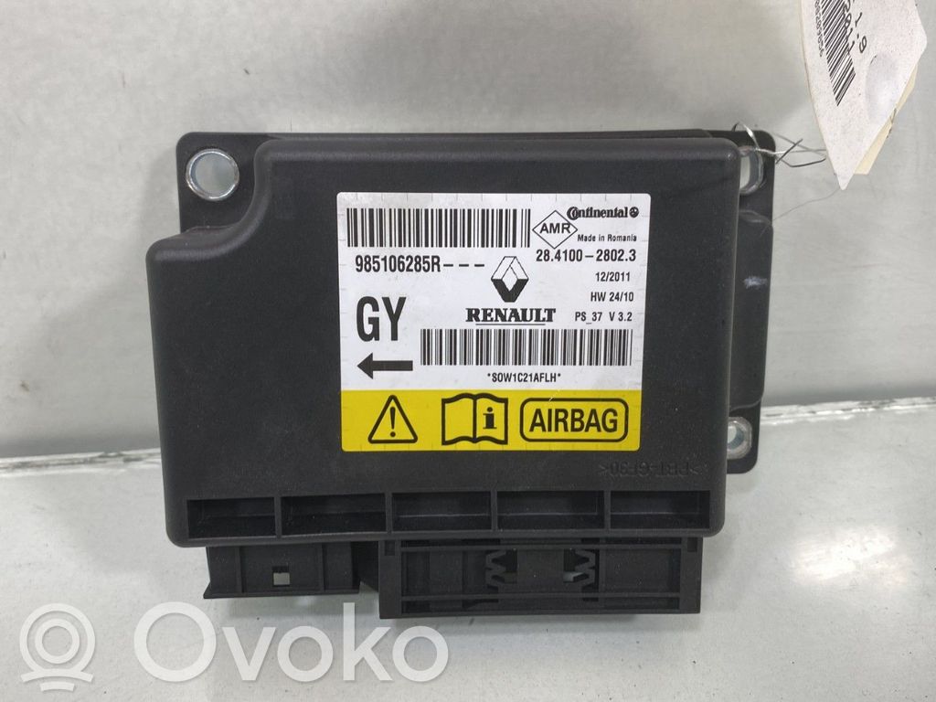 Renault Megane III Airbag control unit/module 