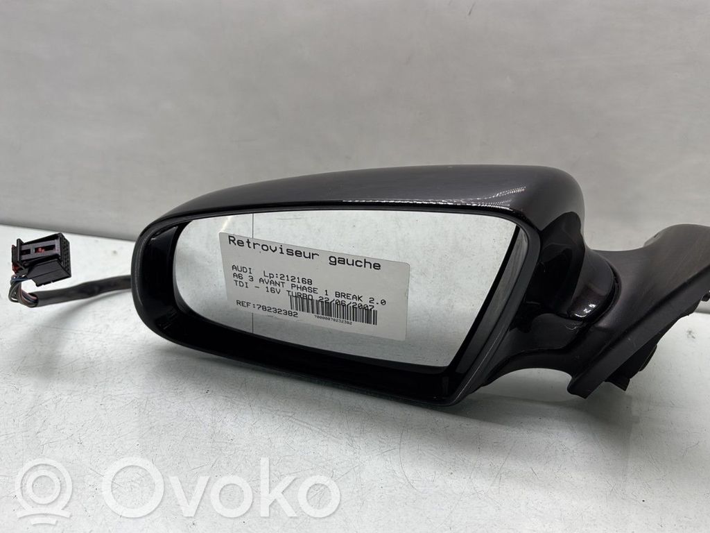 Audi A6 S6 C6 4F Manualne lusterko boczne drzwi przednich 