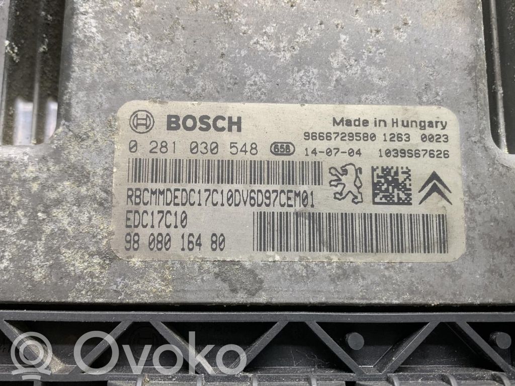 Peugeot 308 Engine control unit/module 